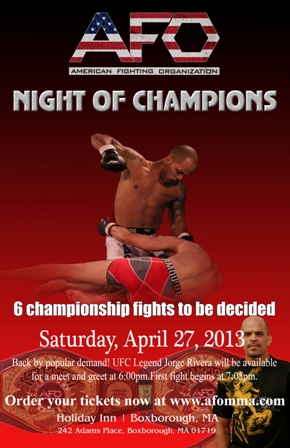 afo night of champions poster